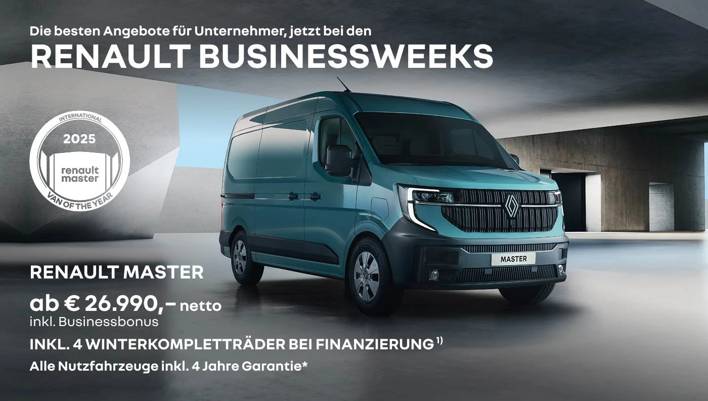 Der neue Renault Master - Angebote in Tirol
