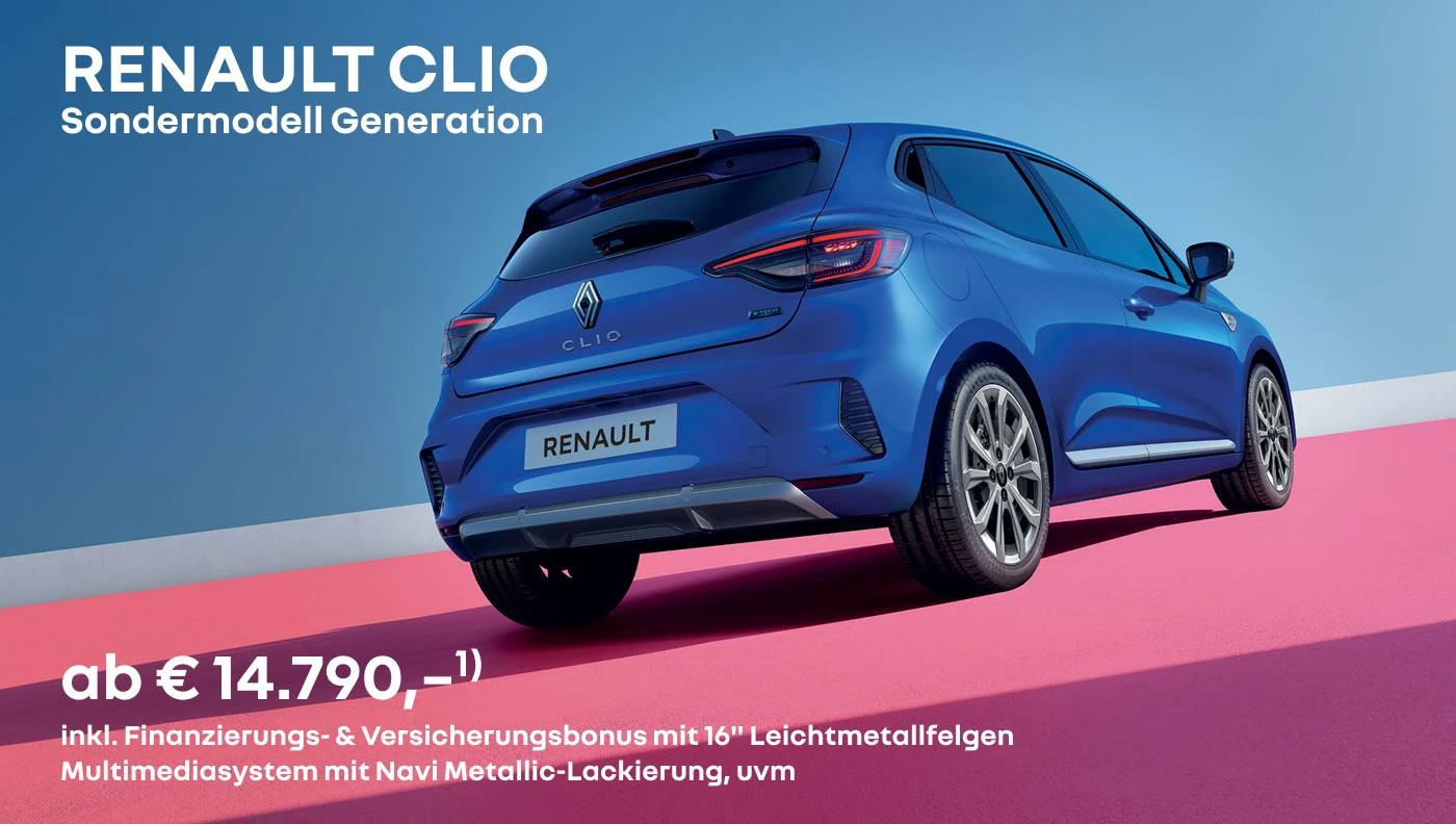 Renault Clio Aktion Sondermodell Generation in Tirol
