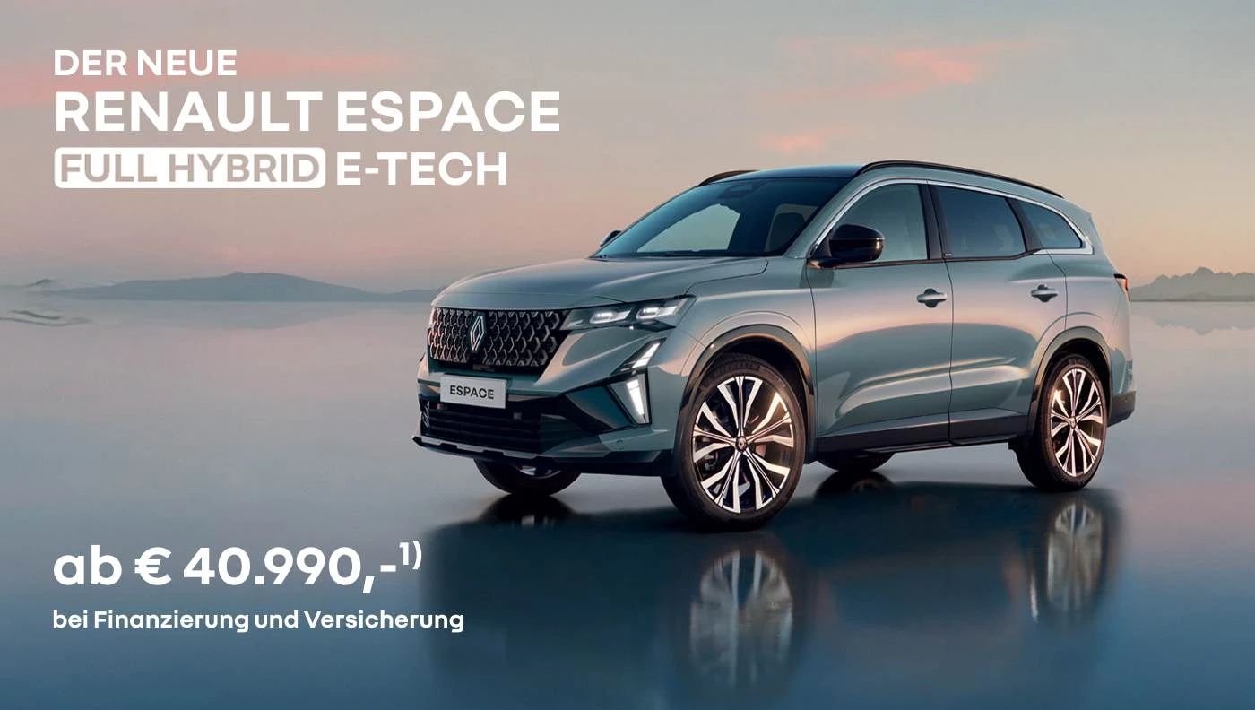 Renault Espace Full Hybrid E-Tech Aktion bei Dosenberger in Tirol